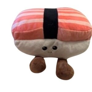 Kawaii Sushi Nigiri‎ Plush Toy Pink Small Stuffed Animal 3+ Years